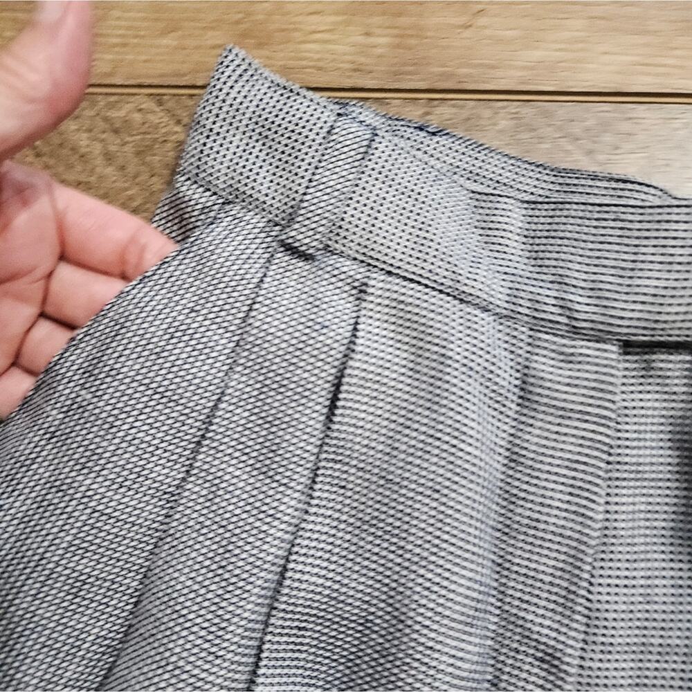 NEW Eric New York Linen High Rise Blue Marled Dress Pants Size 6 Career Corpcore - Picture 5 of 13
